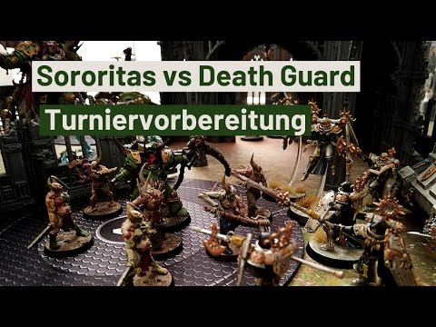 Adepta Sororitas vs Deathguard / 40k Battlereport / Turniervorbereitung (Schweizerdeutsch)