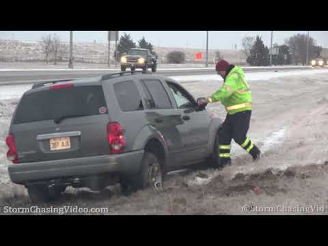 Wichita, KS Icy Road Morning Rush Hour Crashes - 12/16/2019