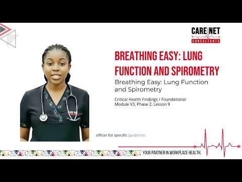 Breathing Easy: Lung Function and Spirometry