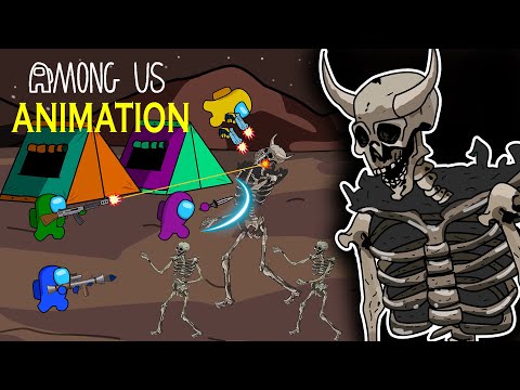 Among Us Animation vs. The Starving Skeletons SCP-2863 Gashadokuro (SCP Animation) 55 어몽어스 좀비 애니메이션