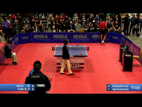 2013 JOOLA/NATT Teams Semi Final: Wen Guo vs Xi Chen