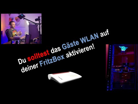 Du solltest das Gäste WLAN auf der FritzBox unbedingt aktivieren