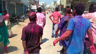 preview picture of video 'Sdnr Nehru colony holi celebrations 2018'