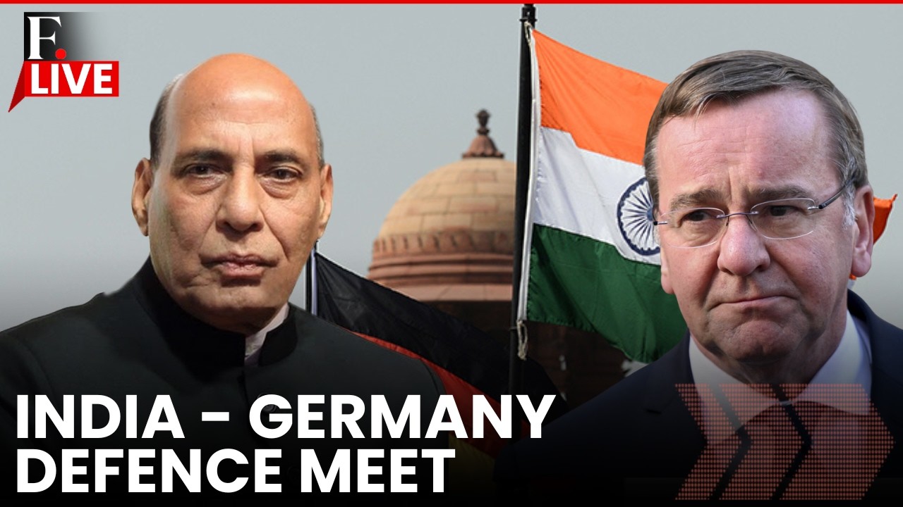 LIVE: German Defense Minister Boris Pistorius Welcomes Rajnath Singh with Full Military Honours