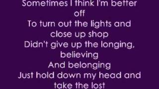 Chris Daughtry - Learn My Lessons with Lyrics