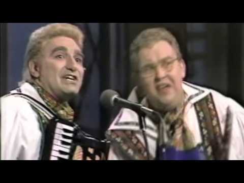 John Candy & Eugene Levy on Letterman - Schmenge Brothers Retirement 1985