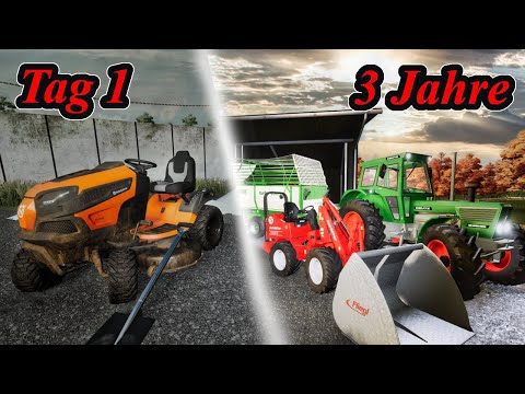 Ich habe 3 Jahre mit einen Rasenmäher ein Bauernhof gegründet und das ist passiert | LS22