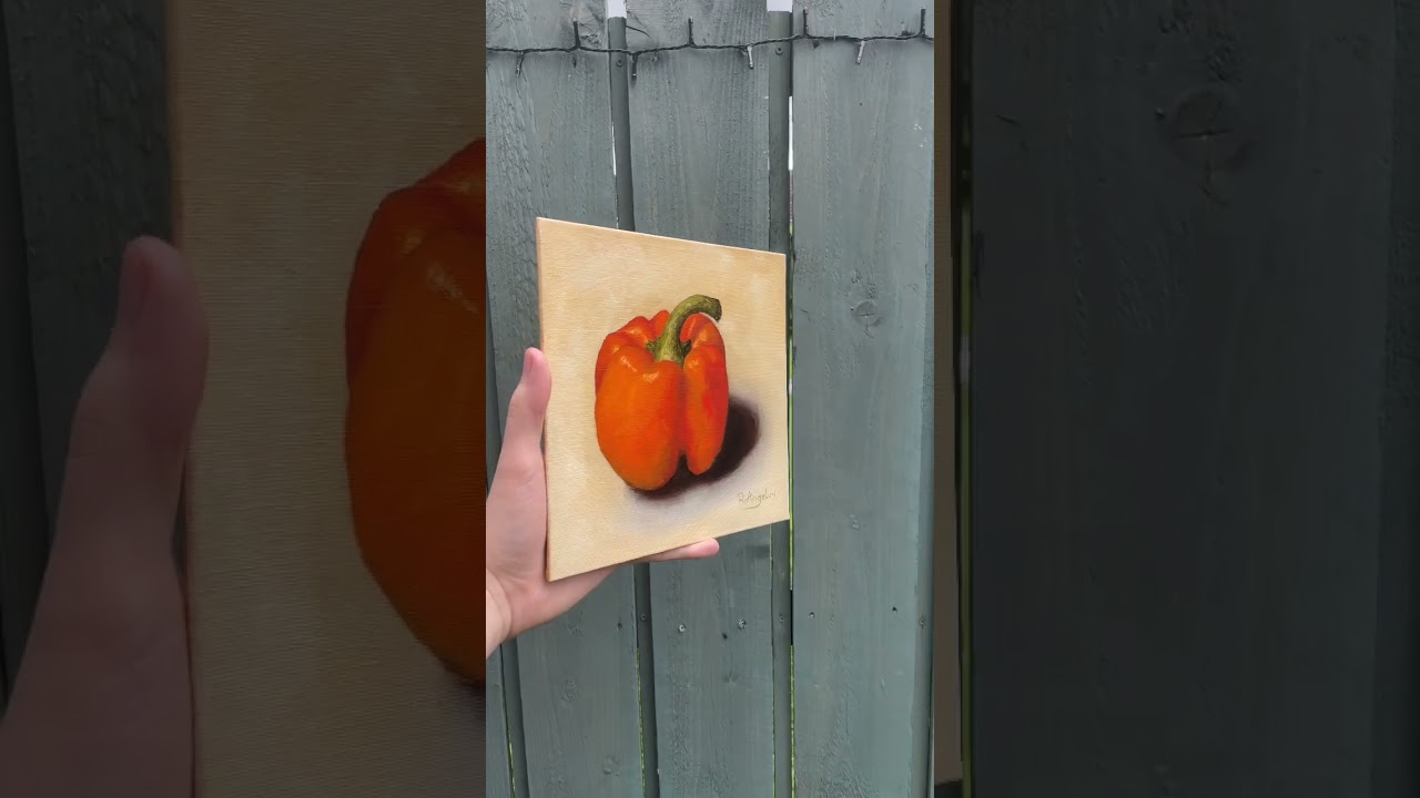 My Orange Pepper Oil Painting