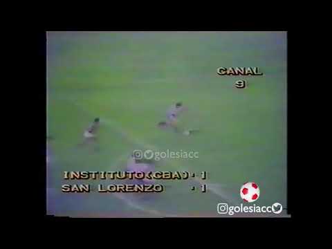 Instituto 1-1 San Lorenzo Metropolitano 1984