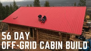 Buildinga1500sq.ftOff-GridCabinin56Days