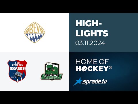 03.11.2024 - Highlights - ESC Kempten vs. TSV Erding