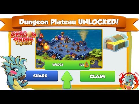 *New* Dungeon Plateau UNLOCK! | Dragon Mania Legends Gameplay Walkthrough Part 1551 HD