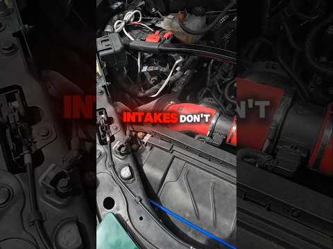the INFAMOUS "cold air" intake - #automobile #racing #engine