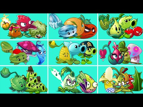 Tournament 09 Team Plant VS Team NOOB x PRO x HACKER x GOLD Zombie - PvZ 2 Team Plant