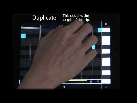 Ableton Live iPad controller apps - Cliip module demo