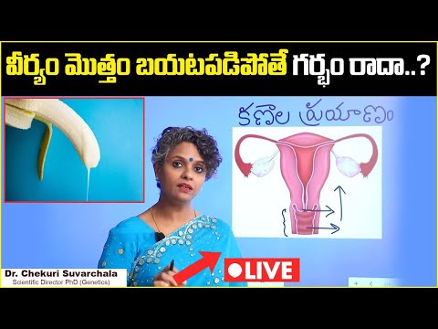 వీర్యం బయటపడితే | Can You Still Get Pregnant if Sperm Leaks Out | Dr C Suvarchala | Ziva Fertility