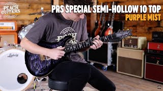 Video thumbnail for No Talking...Just Tones | PRS Special Semi-Hollow - 10 Top - Purple Mist by Peach Guitars