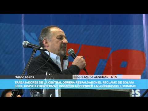 Yasky y Evo refuerzan la matriz latinoamericana