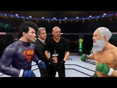 Superman vs. Old Bruce Lee - EA sports UFC 4