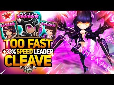 HIGH SPD CLEAVE with TRINITY, WOONSA and NEPHTHYS - Summoners War