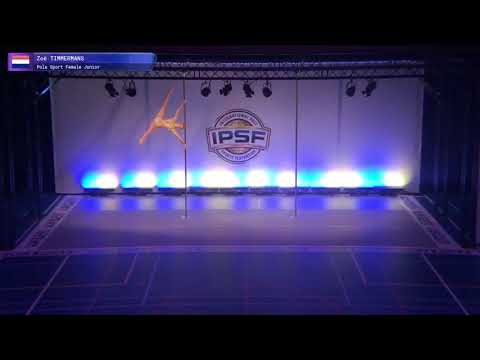 2017 World Pole Sport Junior Zoe Timmermans of the Netherlands