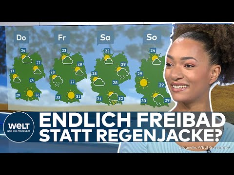 SOMMERFERIEN STARTEN MIT SONNE: Freibad statt Regenjacke? In diesen Gebieten wird es sonnig!