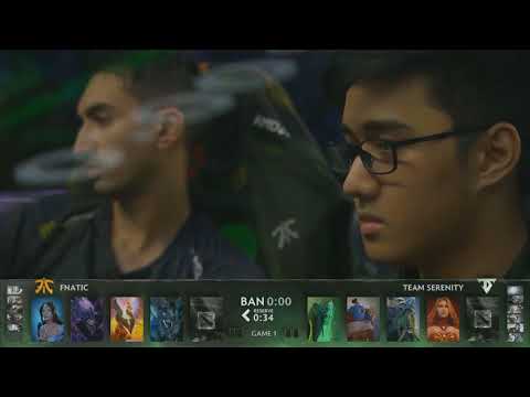 Fnatic vs Team Serenity BO1 - Sanduguan - TI8 Main Event Day 1 #LAKADMATATAG