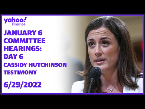 January 6 Committee Hearings continue: Trump aide Cassidy Hutchinson to testify