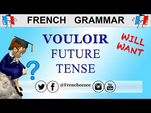 VOULOIR (To Want) FUTURE TENSE CONJUGATION | Frencheezee