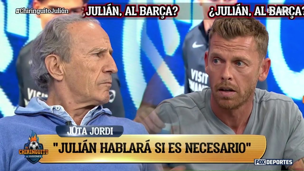 😯 JULIÁN ÁLVAREZ "hablará si es necesario" sobre el BARCELONA, informa Jota Jordi | El Chiringuito