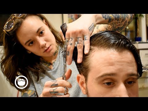 Vintage Style Long Top Scissor Haircut | The...