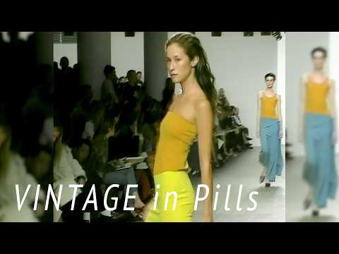 Vintage in Pills CALVIN KLEIN Spring 1999 New York - Fashion Channel