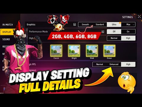 free fire display settings | Pro Player Display Setting | Free Fire New Setting | free fire setting