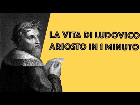 La vita di personaggi storici in 1Minuto! 3# Ludovico Ariosto [Sub-Eng]