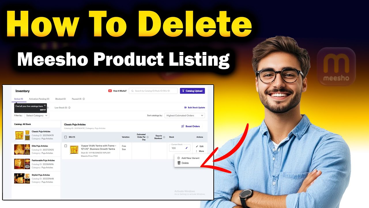 How to Delete Meesho Product Listing 2025 | Meesho Listing Delete Kaise Kare | Delete Meesho Catalog