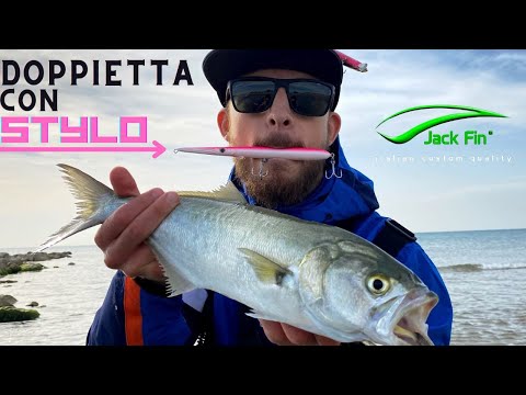 Spinning TOPWATER al Pesce Serra - DOPPIETTA con STYLO