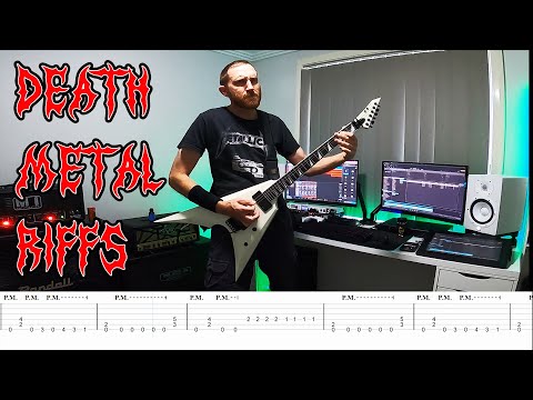 DEATH / THRASH METAL RIFFS WITH TABS  - D STANDARD