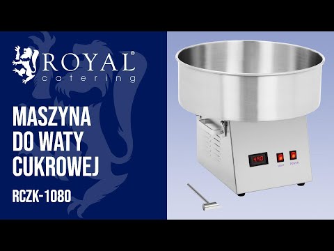 Video - Maszyna do waty cukrowej - 52 cm - 1200 W