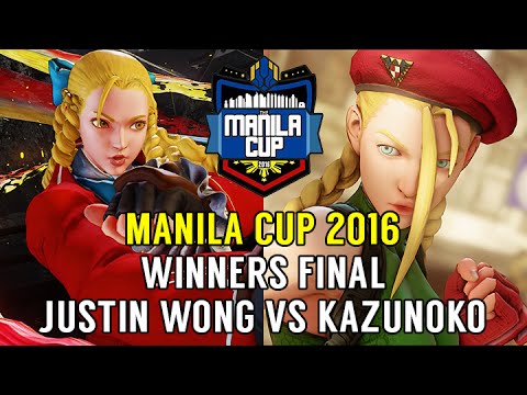 Street Fighter V Tournament: Manila Cup 2016 Winners Final - Justin Wong (Karin) v Kazunoko (Cammy)