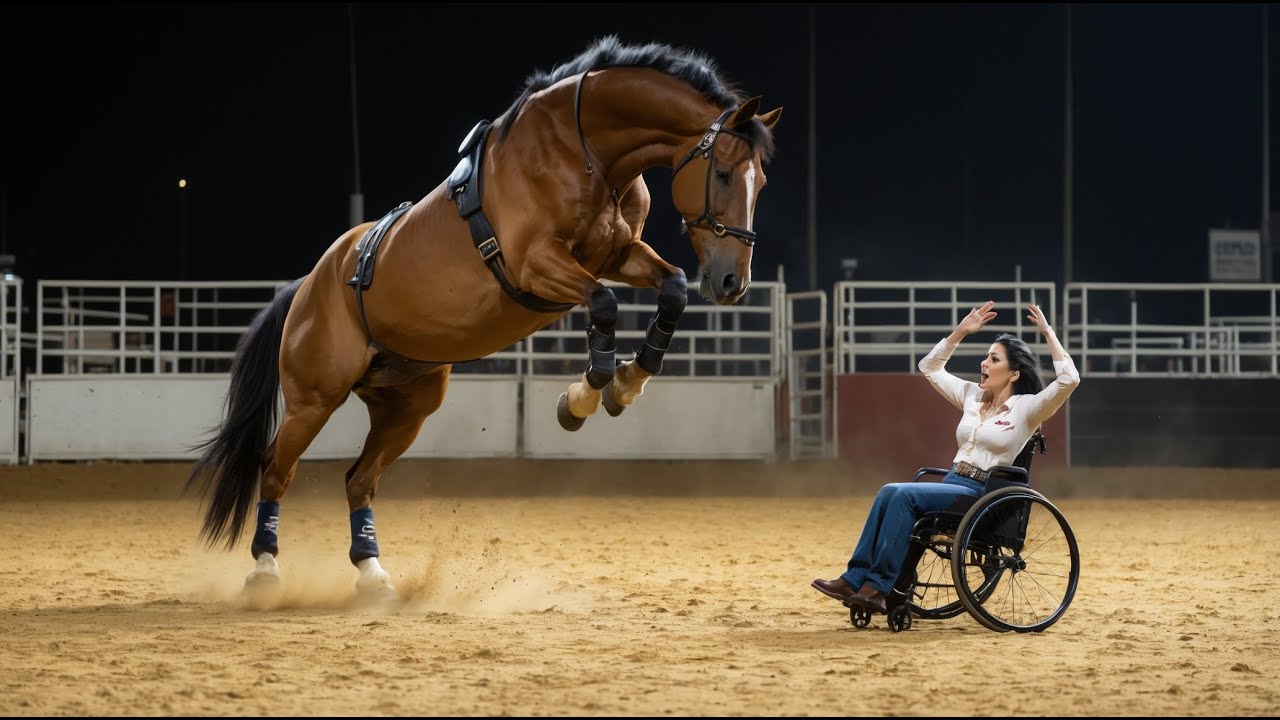 MARIDO RICO planejou que CAVALO FEROZ ferisse ESPOSA CADEIRANTE, mas o que aconteceu depois…