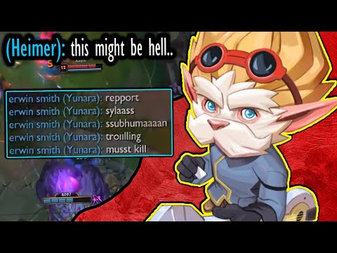 My Heimerdinger TOPLANE CARRYS SO HARD...THAT PEOPLE CAN'T EVEN RUN IT DOWN!?