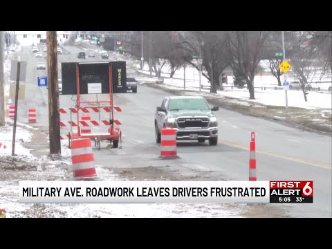 Military Road closure in northwest Omaha raises concerns for residents, businesses
