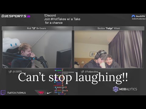 LS Cracking Up At Fan's Stupid Question To C9 Fudge + Max Waldo!!