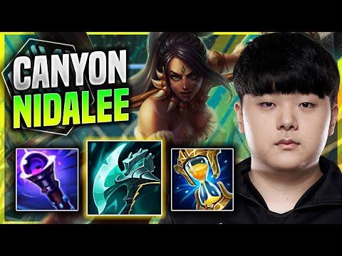WHEN CANYON PLAYS NIDALEE JUNGLE! - DWG Canyon Plays Nidalee JUNGLE vs Diana! | Seaosn 111