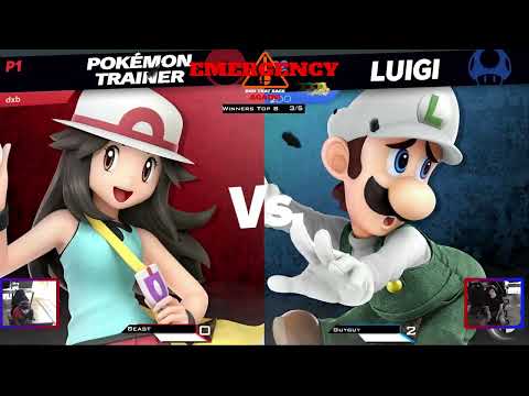 Emergency Run That Back Again! Winner's Semis Beast (Pokemon Trainer) Vs GuyGuy (Luigi) SSBU