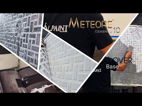 Météore 10 Cemento Finition C 100 over valpaint