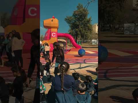 2° y 3° grado vivieron la inauguración y el corte de cinta del Fan Fest de los Juegos Suramericanos