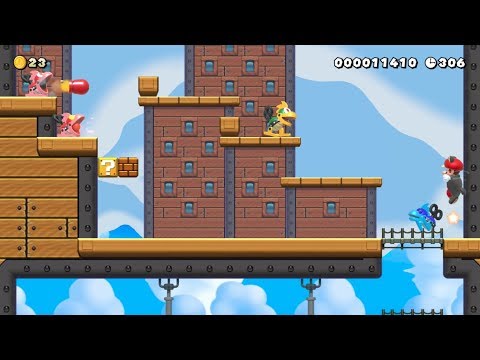 Eric's Super Mario Maker 2 Levels: Bowser Jr's Mechakoopa Tower