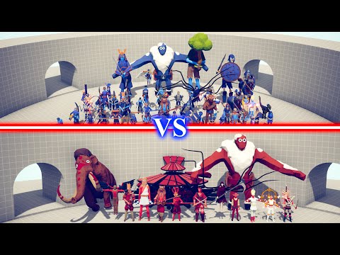 MELEE Team vs BOSS UNITS Team - Totally Accurate Battle Simulator TABS