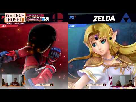 We Tech Those #79 Retrobot (Mii Brawler) vs cupidlizzy (Zelda) Losers Quarters